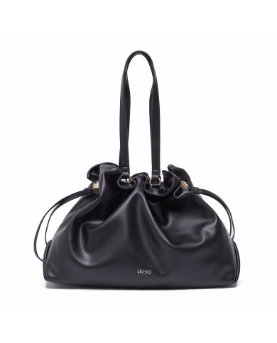 LIU-JO BORSA DONNA SHOPPING BAG LARGE RICCY BLACK AA6098 126