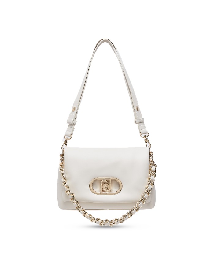 LIU-JO BORSA DONNA LA PUFFY MEDIA PELLE CREAM AA6148 126