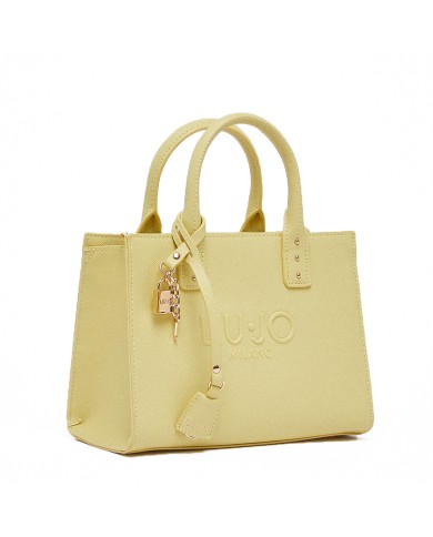 LIU-JO BORSA DONNA HAND BAG PICCOLA CON CHARM AVOCADO AA6150 126
