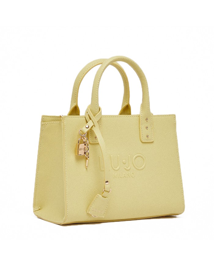 LIU-JO BORSA DONNA HAND BAG PICCOLA CON CHARM AVOCADO AA6150 126