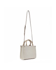 LIU-JO BORSA DONNA HAND BAG PICCOLA CON CHARM NEUTRO CREAM AA6192 126