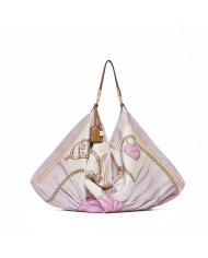 LIU-JO BORSA DONNA HOBO BAG FOULARD SOFT PEONY AA6194 126