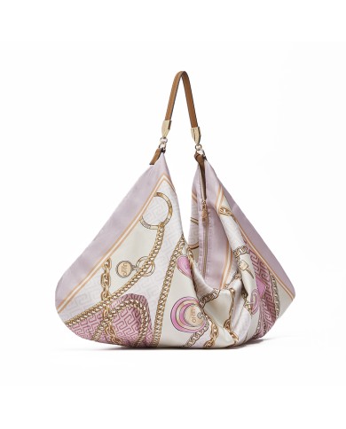 LIU-JO BORSA DONNA HOBO BAG FOULARD SOFT PEONY AA6194 126