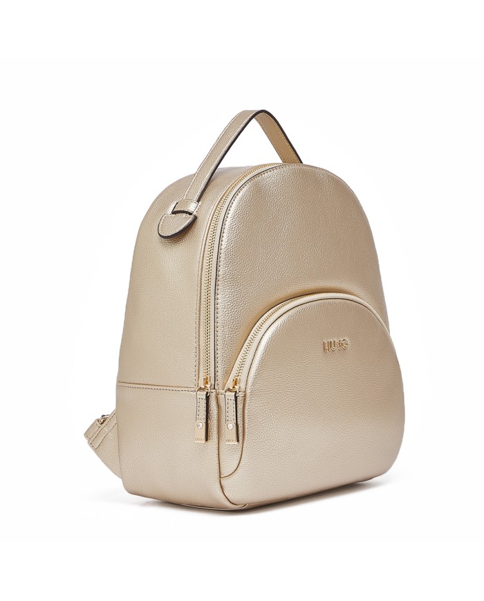 LIU-JO ZAINO DONNA BACKPACK MEDIO LIGHT GOLD AA6209 126