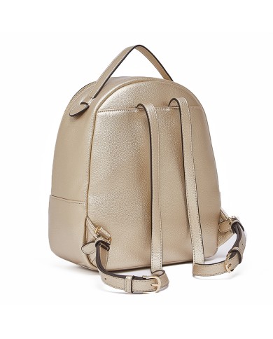 LIU-JO ZAINO DONNA BACKPACK MEDIO LIGHT GOLD AA6209 126