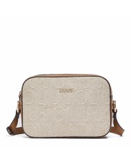 LIU-JO BORSA DONNA CROSSBODY BAG MEDIA IN JUTA NATURAL  AA6211 126