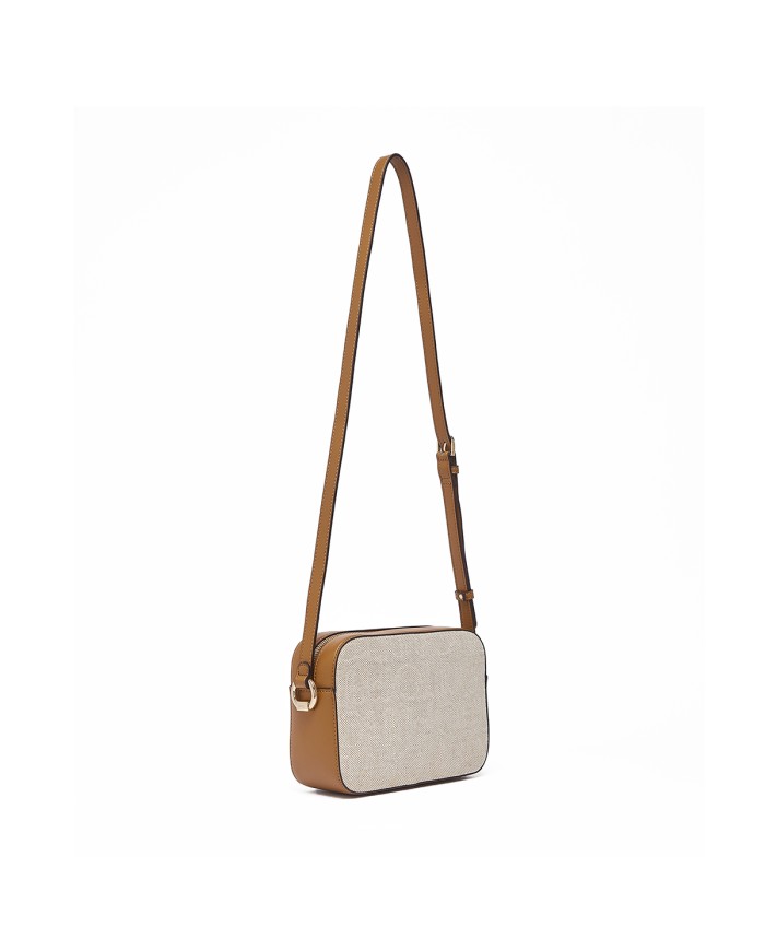 LIU-JO BORSA DONNA CROSSBODY BAG MEDIA IN JUTA NATURAL  AA6211 126