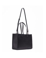 LIU-JO BORSA DONNA TOTE BAG GRANDE CON BORCHIE BLACK AA6223 126