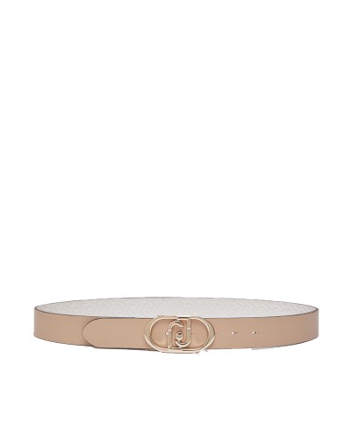 LIU-JO CINTURA DONNA BELT REVERSIBILE NATURAL DARK CIPIRA AA6238 126