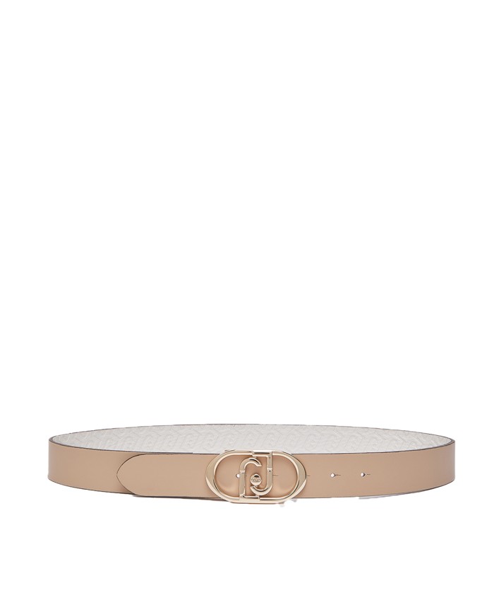 LIU-JO CINTURA DONNA BELT REVERSIBILE NATURAL DARK CIPIRA AA6238 126