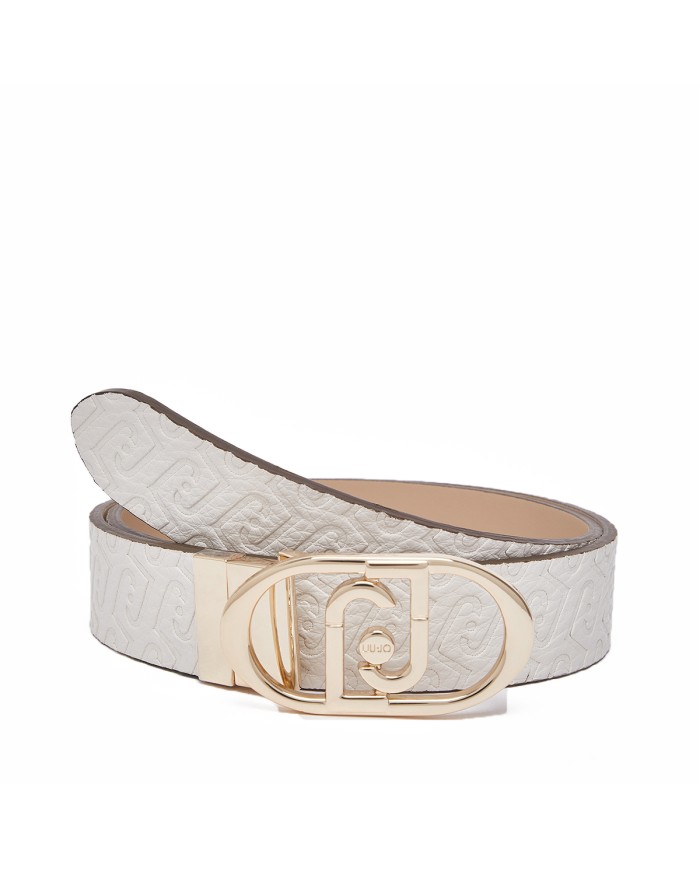 LIU-JO CINTURA DONNA BELT REVERSIBILE NATURAL DARK CIPIRA AA6238 126