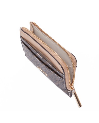LIU-JO PORTACARTE DONNA MONOGRAM TESTA DI MORO DARK CIPIRA AA6173 126