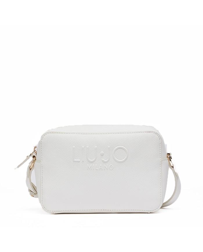 LIU-JO BORSA DONNA CROSSBODY BAG LOGO CREAM AA6153 126