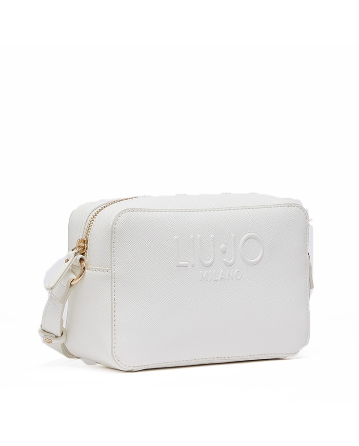 LIU-JO BORSA DONNA CROSSBODY BAG LOGO CREAM AA6153 126
