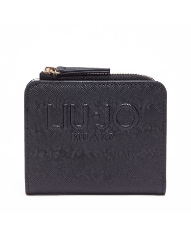 LIU-JO PORTATESSERE DONNA CON LOGO BLACK AA6193 126