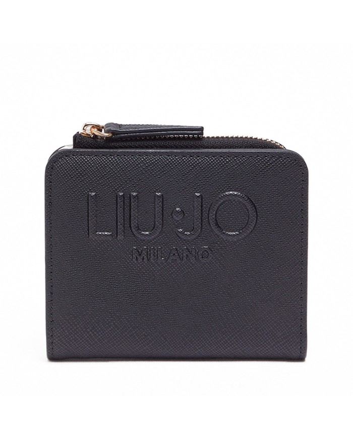 LIU-JO PORTATESSERE DONNA CON LOGO BLACK AA6193 126