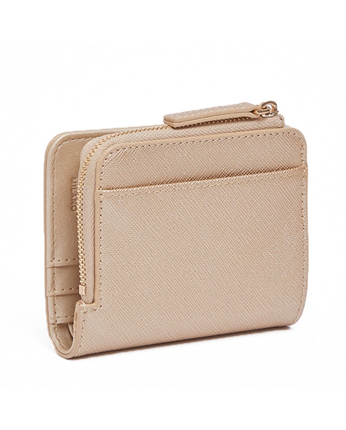 LIU-JO PORTATESSERE DONNA CON LOGO LIGHT GOLD AA6193 126