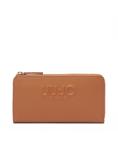 LIU-JO PORTAFOGLIO DONNA GRANDE ALL AROUND ZIP SEQUOIA AA6285 126