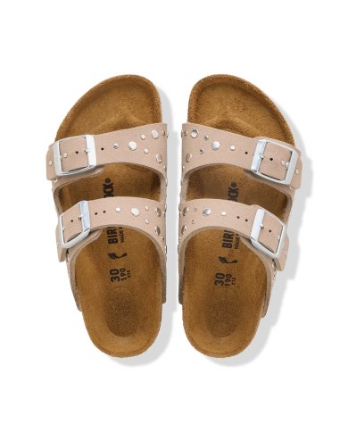 BIRKENSTOCK SANDALO KIDS ARIZONA RIVET SOFT GREY TAUPE 1031708 CO