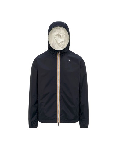 K-WAY GIACCA UOMO JACKET JAKE PLUS DOUBLE BLUE DEPHT - LIGHT BEIGE  K2124EW 126