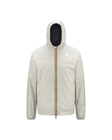 K-WAY GIACCA UOMO JACKET JAKE PLUS DOUBLE BLUE DEPHT - LIGHT BEIGE  K2124EW 126