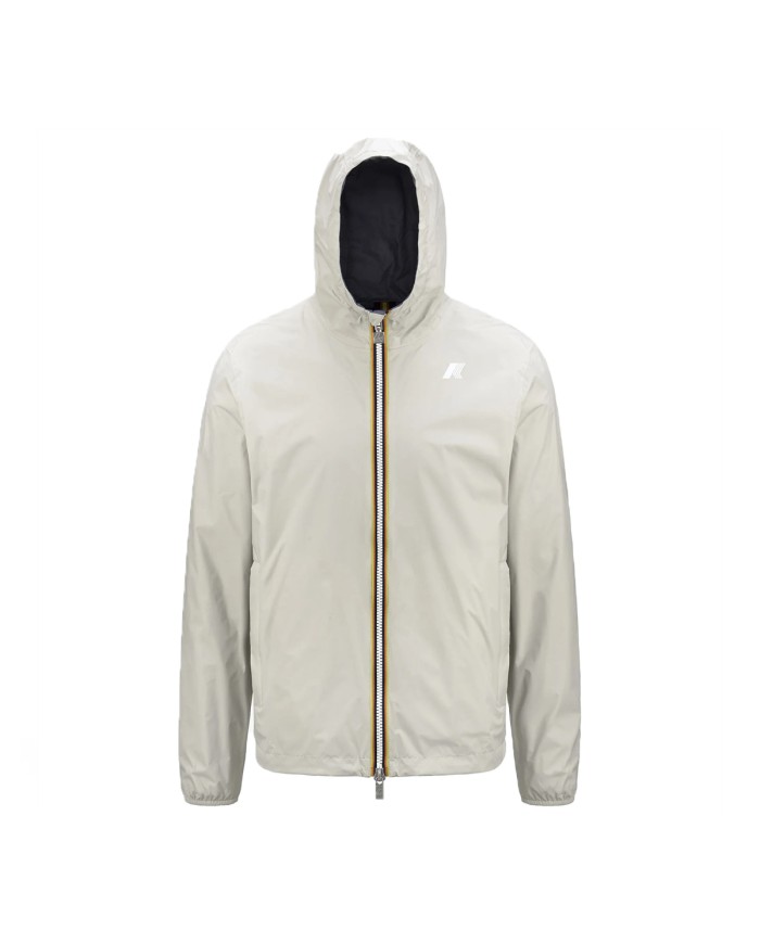 K-WAY GIACCA UOMO JACKET JAKE PLUS DOUBLE BLUE DEPHT - LIGHT BEIGE  K2124EW 126