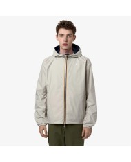 K-WAY GIACCA UOMO JACKET JAKE PLUS DOUBLE BLUE DEPHT - LIGHT BEIGE  K2124EW 126