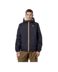 K-WAY GIACCA UOMO JACKET JAKE PLUS DOUBLE BLUE DEPHT - LIGHT BEIGE  K2124EW 126