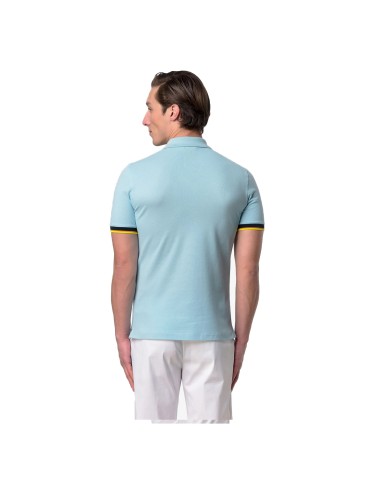 K-WAY POLO UOMO SAINT VINCENT PIQUE SLIM BLUE DREAM K11285BW 126