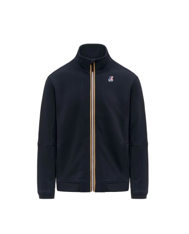 K-WAY FELPA UOMO FLEECE PEPIN POLY COTTON BLUE DEPHT KK1126 126