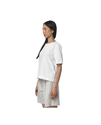 K-WAY T SHIRT UOMO SELUNE JERSEY WHITE K2148EW 126