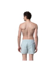 K-WAY BERMUDA UOMO BATHING SUITS HEZEL MULTISTRIPES BEACH WHITE LIGHT BLUE GREEN K2158HW 126