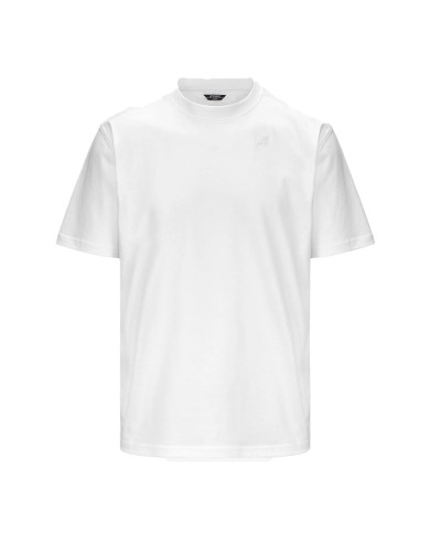 K-WAY T SHIRT UOMO SOLO JERSEY WHITE K3136CW 126