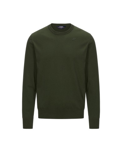 K-WAY FELPA UOMO KNITWEAR SEBASTIEN COTTON GREEN AFRICA K4122YW 126