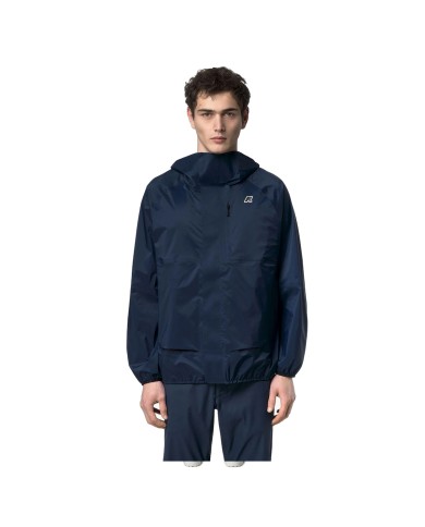 K-WAY GIACCA UOMO JACKET ROCHE BLUE INSIGNA K5122MW 126