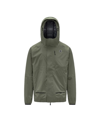 K-WAY GIACCA UOMO JACKET ROCHE GREEN LICHEN K5122MW 126