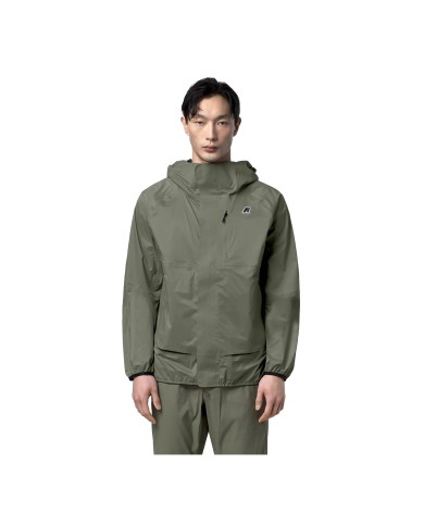 K-WAY GIACCA UOMO JACKET ROCHE GREEN LICHEN K5122MW 126