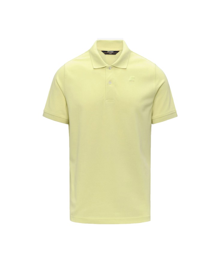 K-WAY POLO UOMO AMEDEE PIQUE LIME K5127BW 126