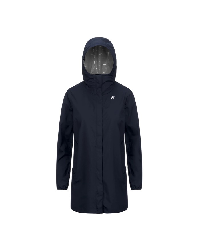 K-WAY GIACCA DONNA JACKET SOPHIE STRETCH DOT BLUE DEPHT K5127NW 126