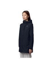 K-WAY GIACCA DONNA JACKET SOPHIE STRETCH DOT BLUE DEPHT K5127NW 126