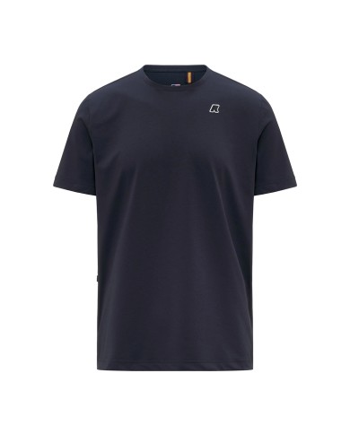 K-WAY T SHIRT UOMO SERGINE TRAVEL BLUE DEPHT K5137QW 126