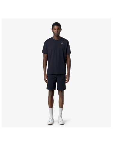 K-WAY T SHIRT UOMO SERGINE TRAVEL BLUE DEPHT K5137QW 126