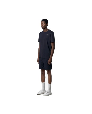 K-WAY T SHIRT UOMO SERGINE TRAVEL BLUE DEPHT K5137QW 126