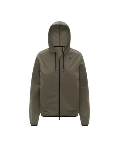 K-WAY GIACCA UOMO FLEECE JOURNEER TRAVEL GREEN LICHEN K5138FW 126