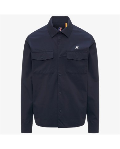 K-WAY GIACCA UOMO JACKET UMBERT STRETCH 2LAYERS BLUE DEPHT K5138MW 126