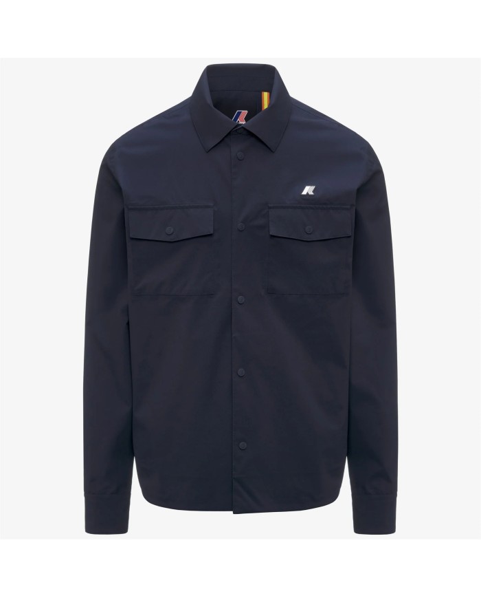 K-WAY GIACCA UOMO JACKET UMBERT STRETCH 2LAYERS BLUE DEPHT K5138MW 126
