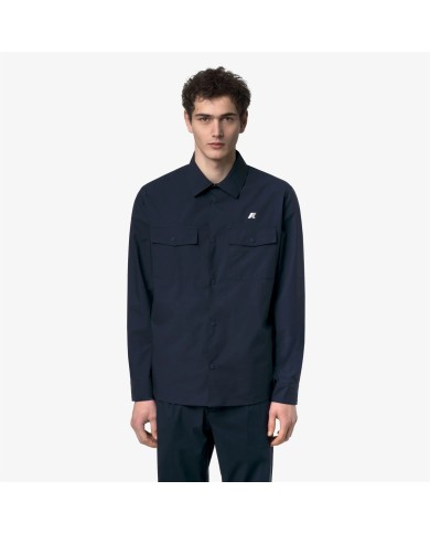 K-WAY GIACCA UOMO JACKET UMBERT STRETCH 2LAYERS BLUE DEPHT K5138MW 126