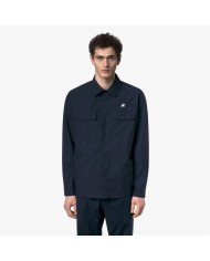 K-WAY GIACCA UOMO JACKET UMBERT STRETCH 2LAYERS BLUE DEPHT K5138MW 126