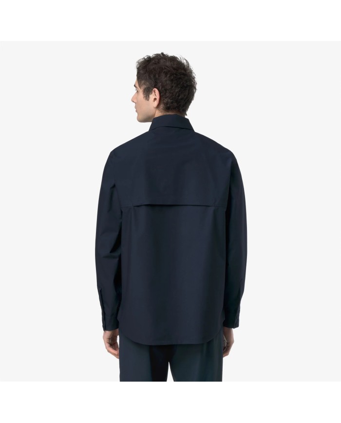 K-WAY GIACCA UOMO JACKET UMBERT STRETCH 2LAYERS BLUE DEPHT K5138MW 126