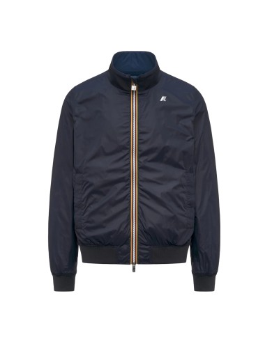 K-WAY GIACCA UOMO JACKET ARESENE PLUS 2 DOUBLE BLUE ISNIGNA K6123PW 126